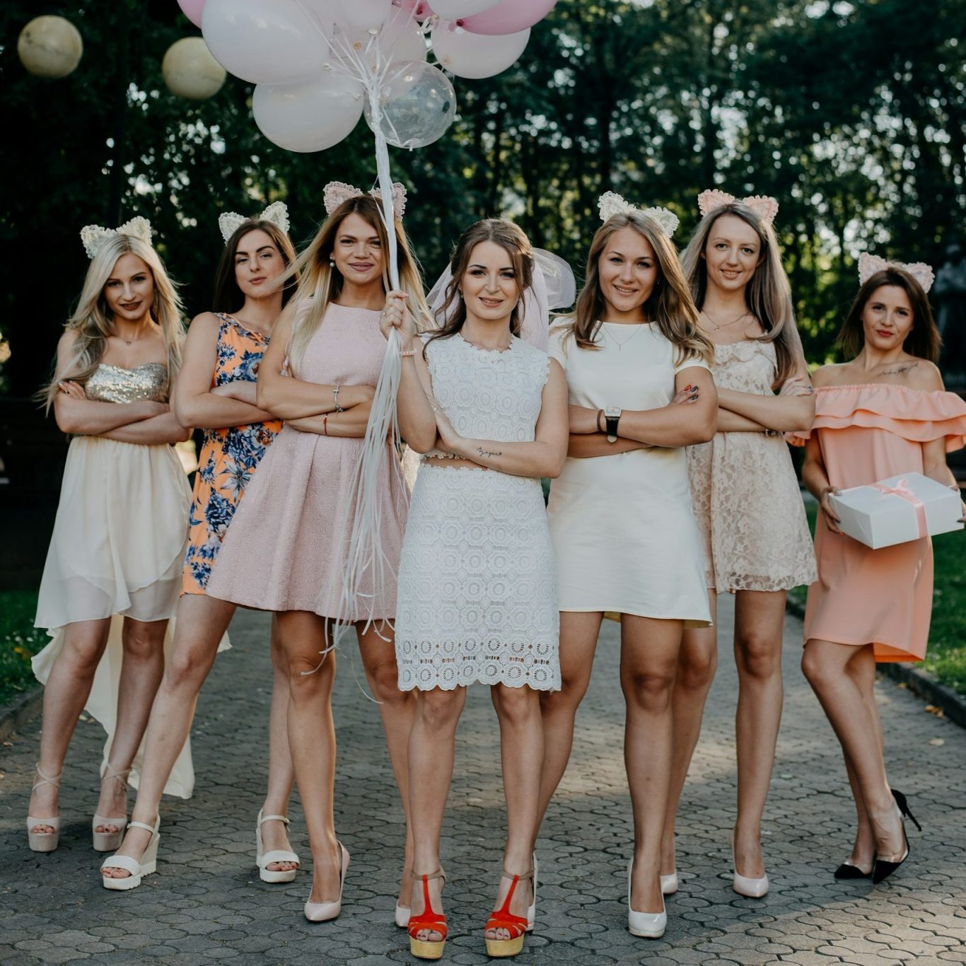 Hochzeitsfotografie Brautjungfern mit Braut
